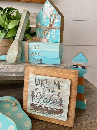 Tiered Tray Set | Lake