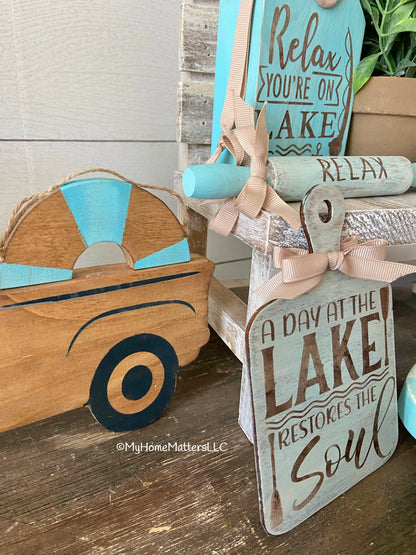 Tiered Tray Set | Lake