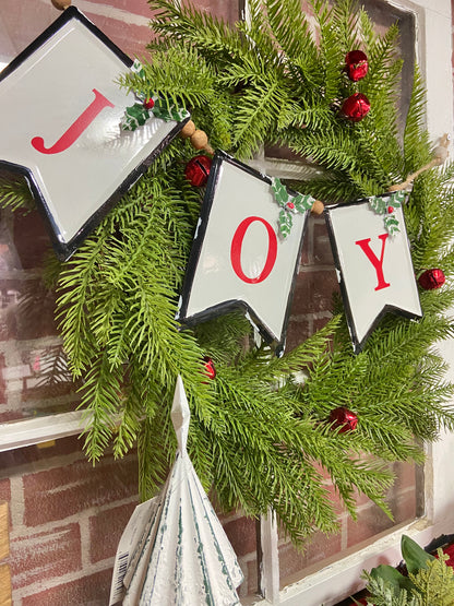 Metal JOY Garland