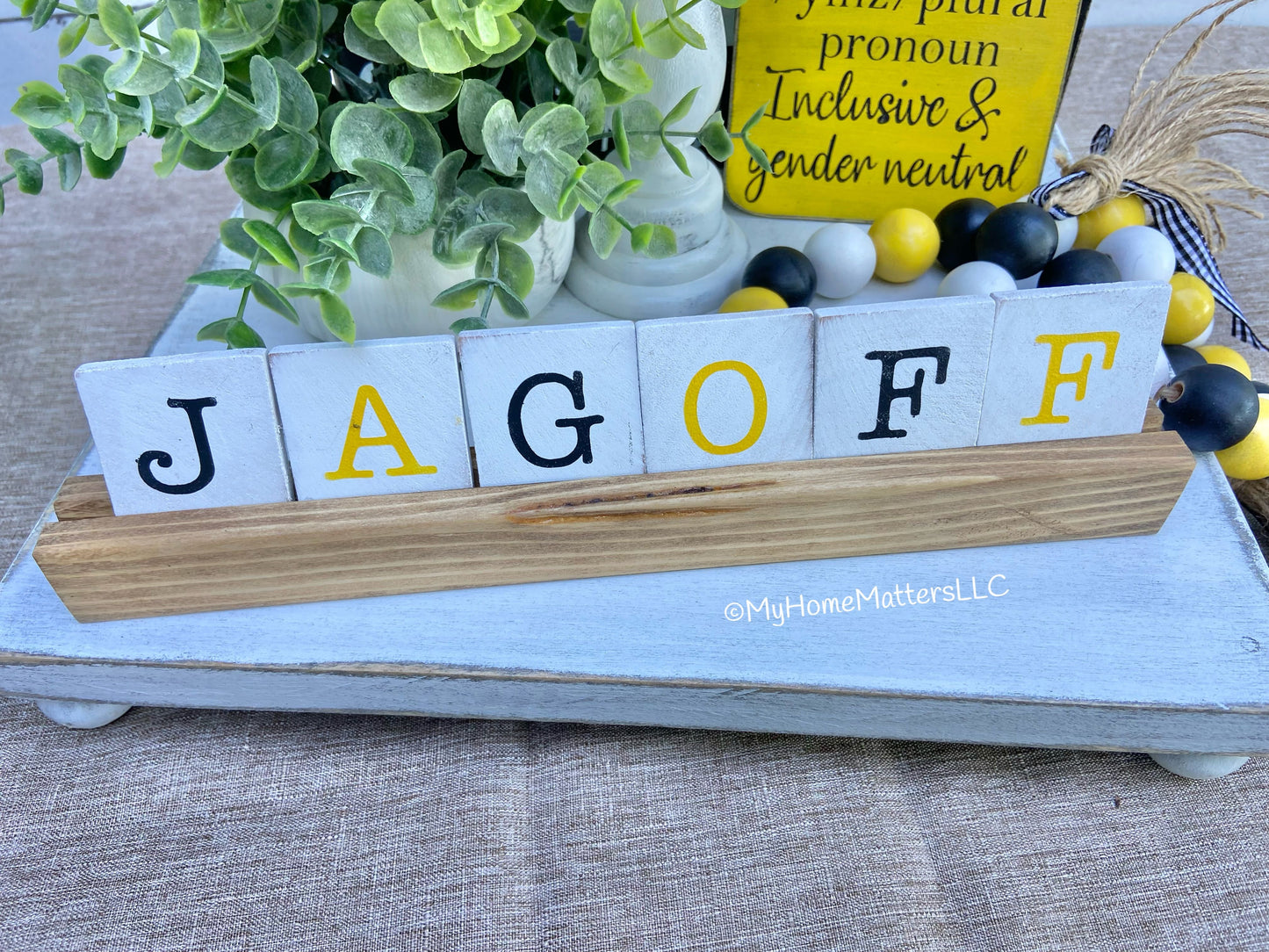 DIY Mini Letter Tiles - JAGOFF