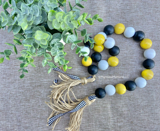 DIY Wooden Bead Kit - Pittsburgh Theme